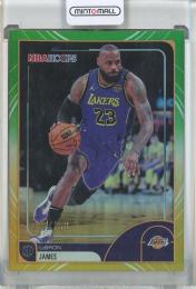 2025-26 Topps Hoops LeBron James Rainbow Gold and Green #84【98/199】 Los Angeles Lakers