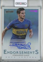 2016-17 Panini Aficionado Fernando Gago Endorsements Artist's Proof Purple #16 【46/99】 Boca Juniors