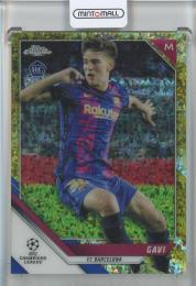 2021-22 Topps Chrome UEFA Champions League Gavi Gold Mini Diamond Refractors #25【16/50】 FC Barcelona