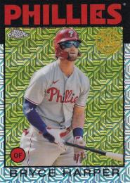 2021 Topps Silver Pack Philadelphia Phillies Bryce Harper 1986 Chrome Mojo Series 2