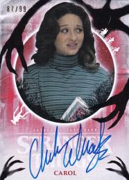 2019 Topps Stranger Things Welcome to the Upside Down  Chelsea Talmadge as Carol Autographs Orangeパラレル版 87/99