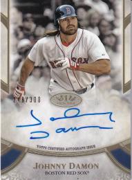 2021 Topps Tier One Boston Red Sox Johnny Damon Prime Performers Autographs 249/300