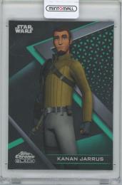 2022 TOPPS Chrome Black Star Wars Green Refractors #65 / KANAN JARRUS 【60/99】