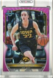 2022-23 Topps Bowman Chrome University Caitlin Clark Pink Refractors #50 Iowa