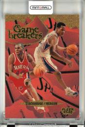 1997-98 Fleer Allen Iverson/Jerry Stackhouse Game Breakers #8 Philadelphia 76ers