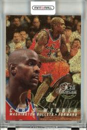 1996-97 Fleer Flair Showcase Chris Webber Row 0 #25 Washington Bullets
