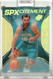 2006-07 Upper Deck SPx Peja Stojakovic SPxcitement Autographs Spectrum #SPX62【01/10】 New Orleans Hornets