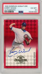 1998 DONRUSS Signature Series Kerry Wood Autograph【PSA6.5】《Excellent MINT+》Chicago Cubs