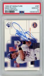 1999 UPPER DECK SP Signature Edition Mike Piazza Autograph #MP【PSA10】《Gem-MINT》New York Mets