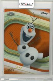 2025 TOPPS Chrome Disney Olaf Orange Refractors #113【15/25】