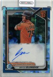 2024 Bowman Chrome Bryce Eldridge Sapphire Prospect Autograph San Francisco Giants