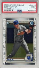 2020 Bowman Chrome Bobby Witt Jr. Prospects【PSA 9】《MINT》 Kansas City Royals