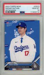 2023 Topps Now Shohei Ohtani Offseason #OS23【PSA 10 GEM MT】