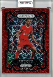 2023-24 Panini Prizm English Premier League Cody Gakpo Red Lazer #77【25/49】《※傷あり》 Liverpool FC