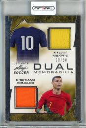 2023 Leaf Ultimate Soccer Kylian Mbappe/Cristiano Ronaldo Dual Memorabilia #UDM7【20/30】