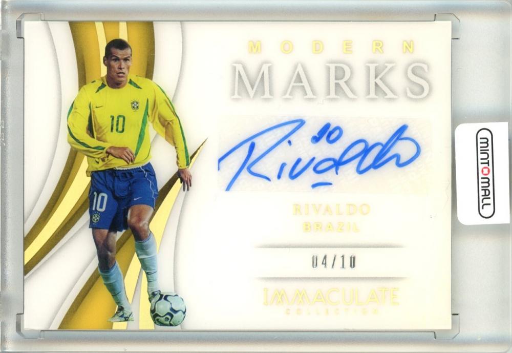 ミントモール / MINT 池袋店 / 2018-19 Panini Immaculate Collection Soccer Rivaldo  Modern Marks Gold Autograph 04/10