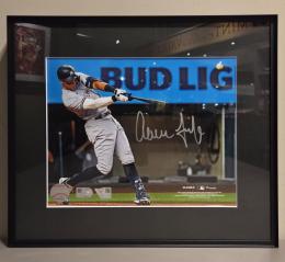 Aaron Judge Autographed Alumium Frame Photo   New York Yankees