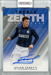 2018-19 Panini Treble Javier Zanetti Zenith Signatures #15 Auto《※白かけあり》【034/199】 Inter Milan