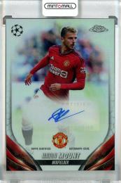 2023-24 Topps Chrome UEFA Club Competitions Mason Mount Autographs #CAMM Manchester United