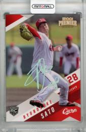 2025 EPOCH 広島東洋カープ PREMIER EDITION 佐藤柳之介 REGULAR FOIL SIGNATURE ホログラム版 (RC)【45/50】