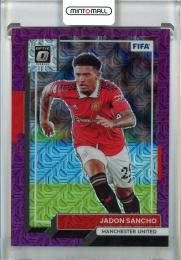 2022-23 Panini Donruss Optic Jadon Sancho Purple Mojo #166【8/25】 Manchester United