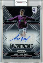 2021-22 Panini Prizm English Premier League Juan Pablo Angel Flashback Autographs #3 Aston Villa Football Club