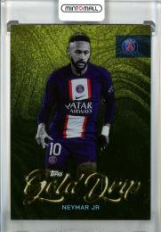 2022-23 Topps Team-Set – Paris Saint-Germain Neymar Jr Gold Drip #46【2/50】 Paris Saint-Germain