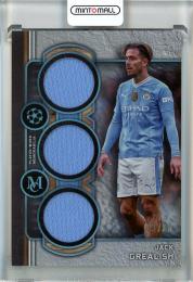 2023-24 Topps Museum Collection UEFA Champions League Jack Grealish Triple Relics #SPTRJG【33/75】 Manchester City