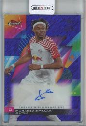2023-24 Topps Finest UEFA mohamed simakan Auto #A-MS【64/199】 RB Leipzig