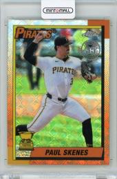 2025 Topps Chrome Logofractor  Paul Skenes 1990 Topps Pittsburgh Pirates