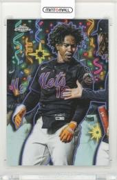 2025 Topps Chrome Francisco Lindor Celebracion New York Mets