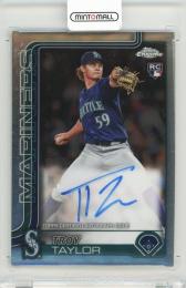 2025 Topps Chrome Troy Taylor Autographs Seattle Mariners
