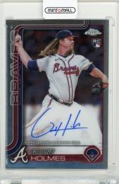 2025 Topps Chrome Grant Holmes Autographs Atlanta Braves