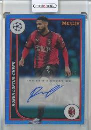 2023-24 Merlin UEFA Club Competitions Ruben Loftus-Cheek Autographs Blue Refractors #AURU【29/75】 AC Milan