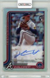 2025 Topps Chrome Hurston Waldrep Refractor Autographs【367/499】 Atlanta Braves