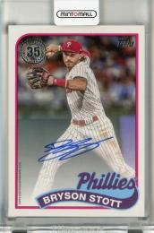 2024 Topps Series 2 Bryson Stott '89 Topps Autographs #89BA2BS