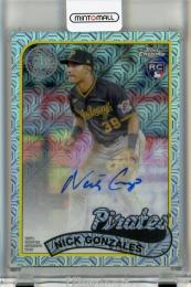 2024 Topps Series 2 Nick Gonzales 89 Topps Silver Pack Chrome Autographs RC #2T89C28