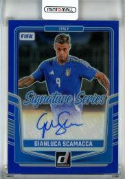 2024-25 Panini Donruss Gianluca Scamacca Signature Series Blue #20 Auto【93/99】 Italy