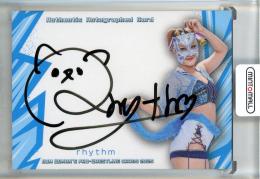 2025 BBM 女子プロレスカード rhythm 直筆サインカード【061/100】