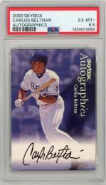 2000 SKYBOX Carlos Beltran Autographics【PSA6.5】《Excellent MINT+》Kansas City Royals