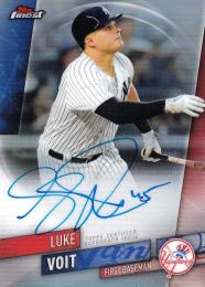2019 Topps Finest New York Yankees Luke Voit Finest Autographs