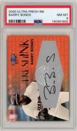 2000 Ultra Barry Bonds Fresh Ink【142/250】【PSA8】《Near MINT-MINT》San Francisco Giants