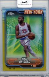 2025 TOPPS Chrome Mikal Bridges #190【36/50】 New York Knicks