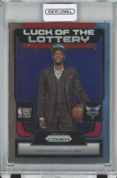 2023-24 PANINI PRIZM BASKETBALL Brandon Miller Luck of the Lottery/#13 Charlotte Hornets