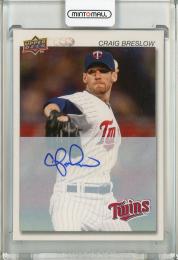 2008 Upper Deck Timeline Craig Breslow 92 UD Minor League Autographs Minnesota Twins