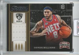 2012-13 Panini Threads Basketball Deron Williams Authentic Threads/#39 Brooklyn Nets