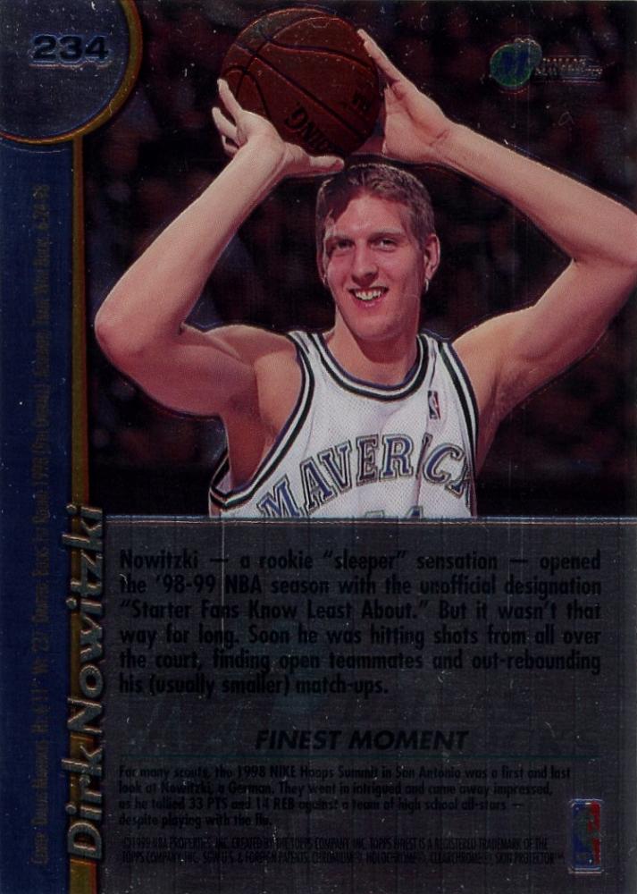 ダーク・ノビツキーサインカードミント