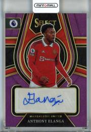 2022-23 Select English Premier League Anthony Elanga Signatures Purple #4 Auto【15/49】 Manchester United