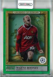 2022-23 Stadium Club Chrome UEFA Wayne Rooney Legends of Europe Prism Green Refractors #LEWR【63/99】 Manchester United