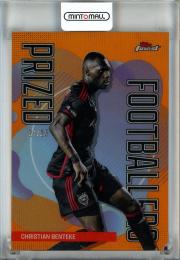 2024 Topps Finest MLS Christian Benteke Prized Footballers Orange Refractors #PF5【21/25】 D.C. United